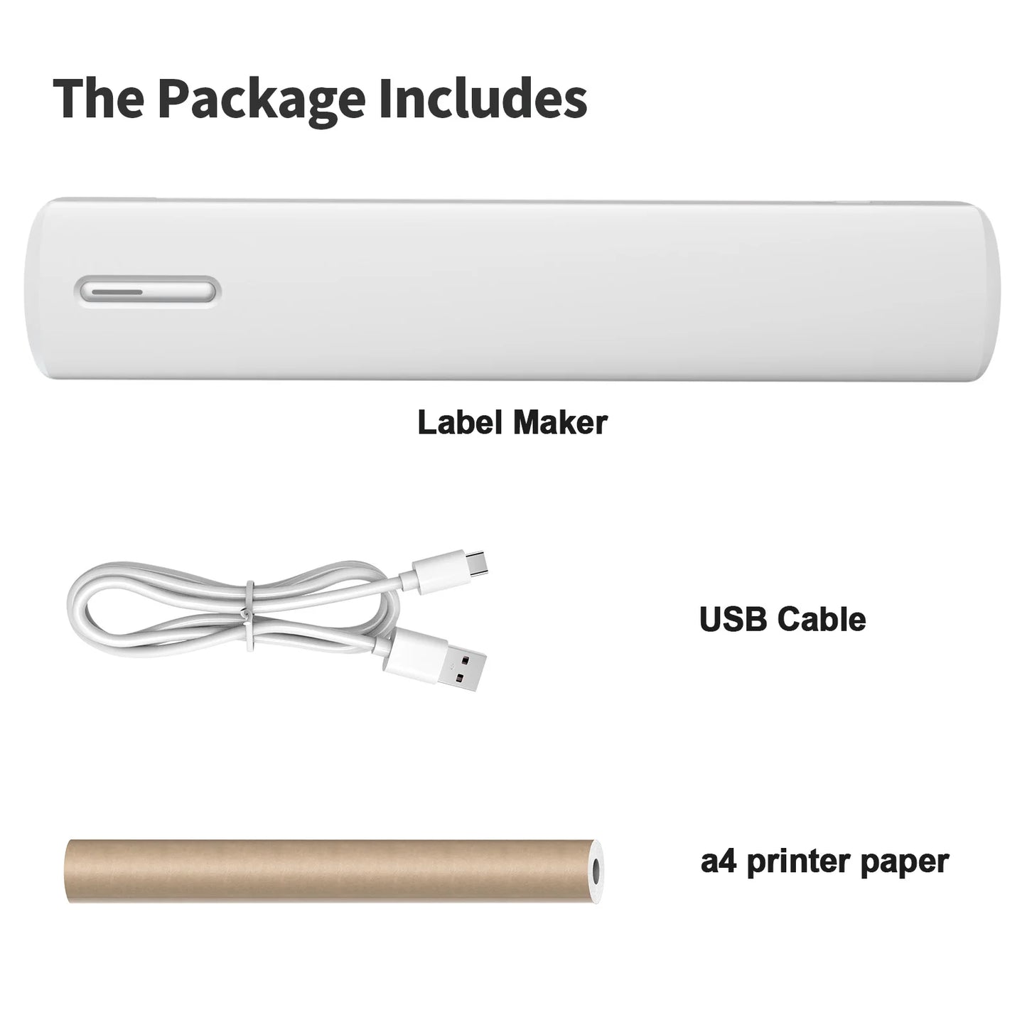 TakeYou Portable Wireless Inkless Thermal Printer 300DPI