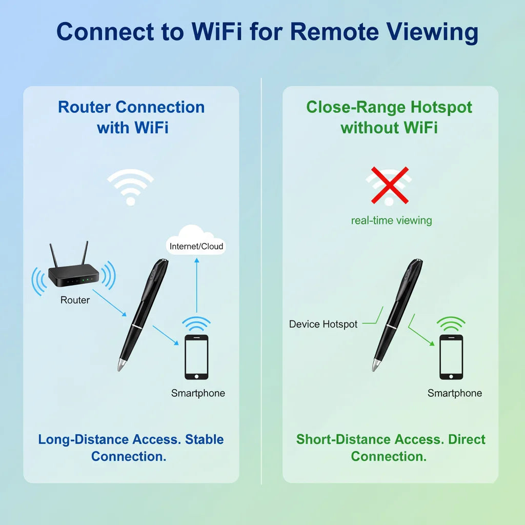 1080P HD Mini Pen Camera Wireless WiFi Motion Recorder