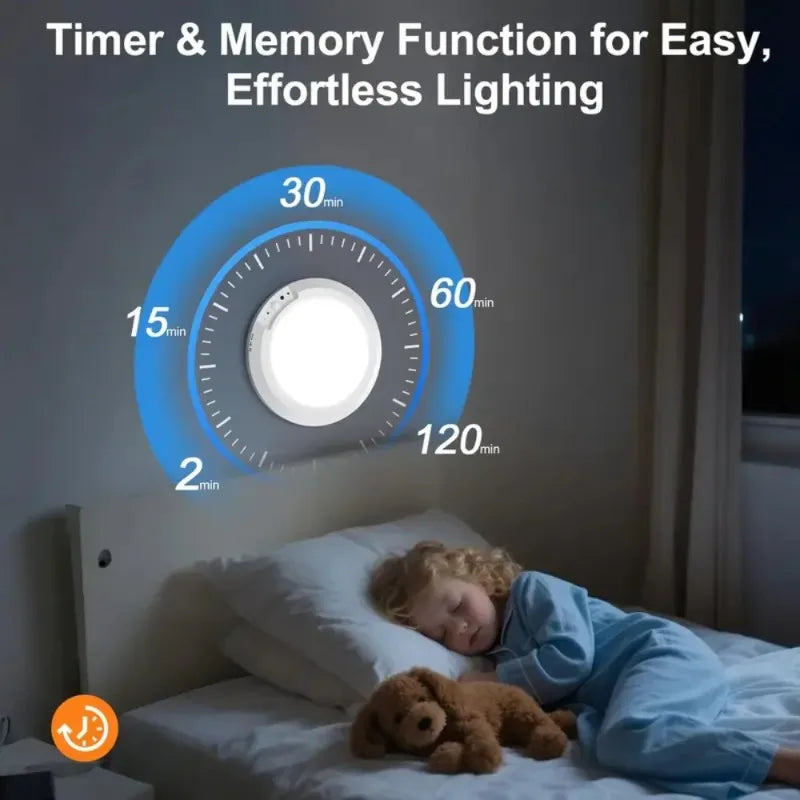 Rechargeable Motion Sensor Ceiling Light with Remote - Magnetic Wireless Ceiling Light Battery Powered for Closet Shower Stairs