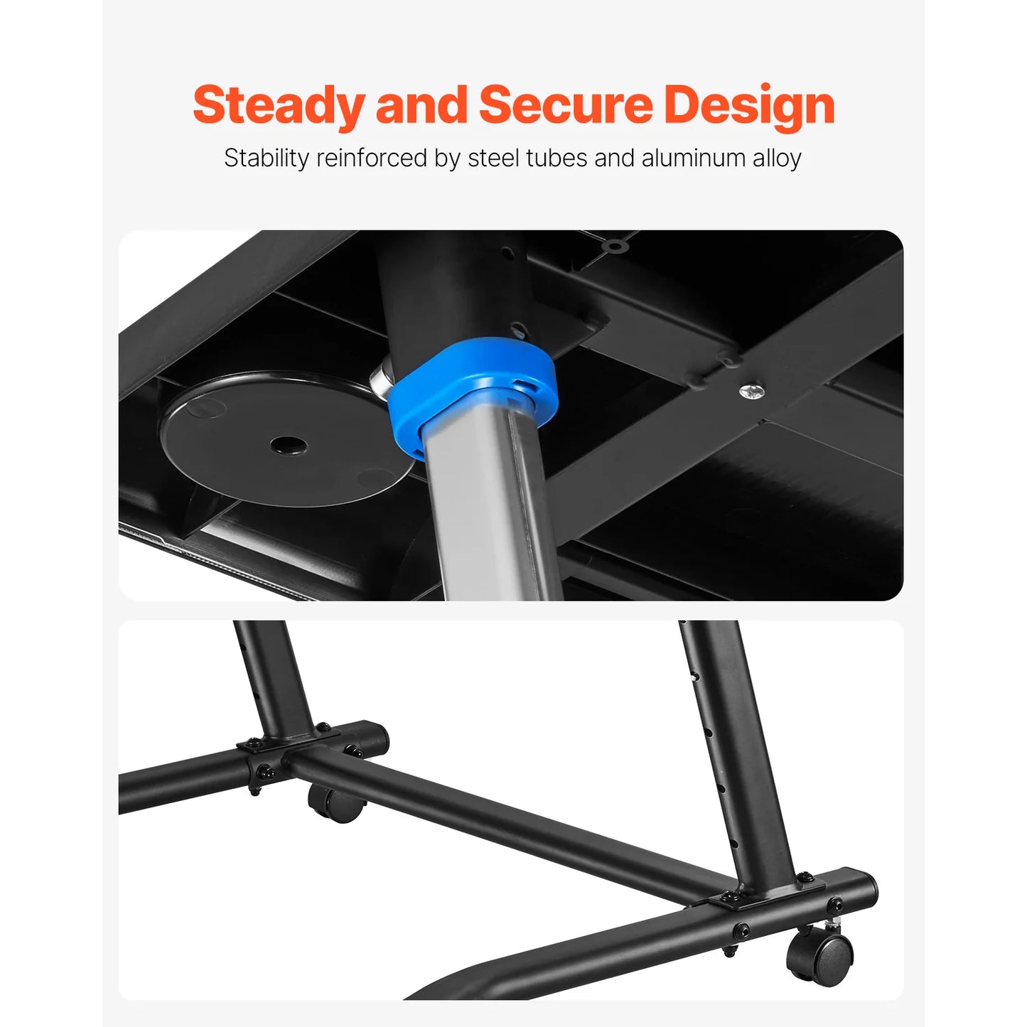 Foldable Cycling Desk For Home Office With Bike Trainer Treadmill