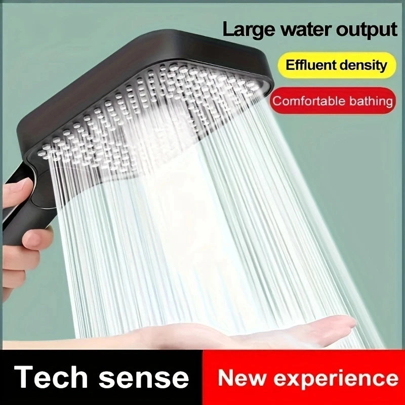 Large Area Shower Head Three Modes High Pressure Water Saving