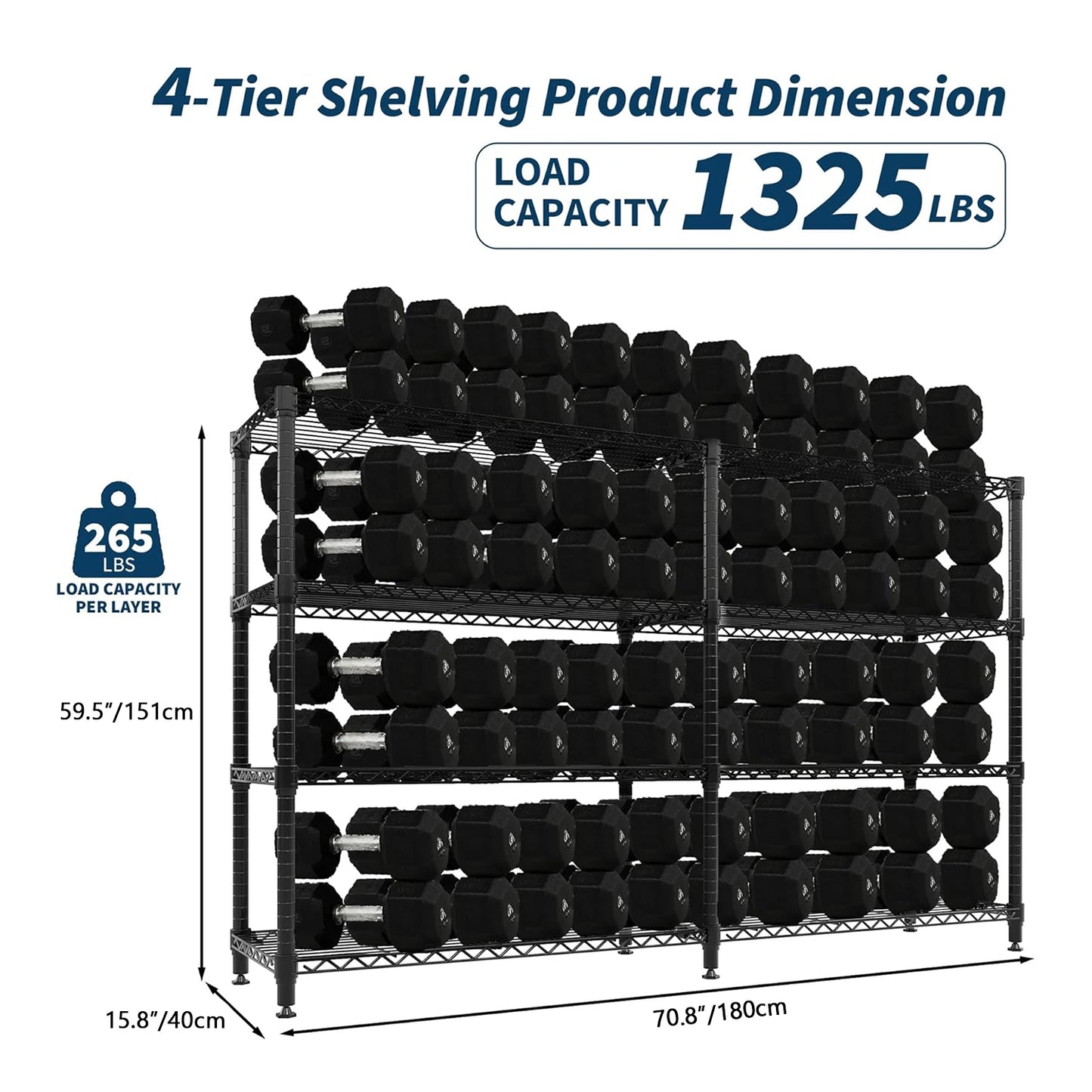 Twister CK Heavy Duty Metal Storage Shelves Adjustable Garage Organizer