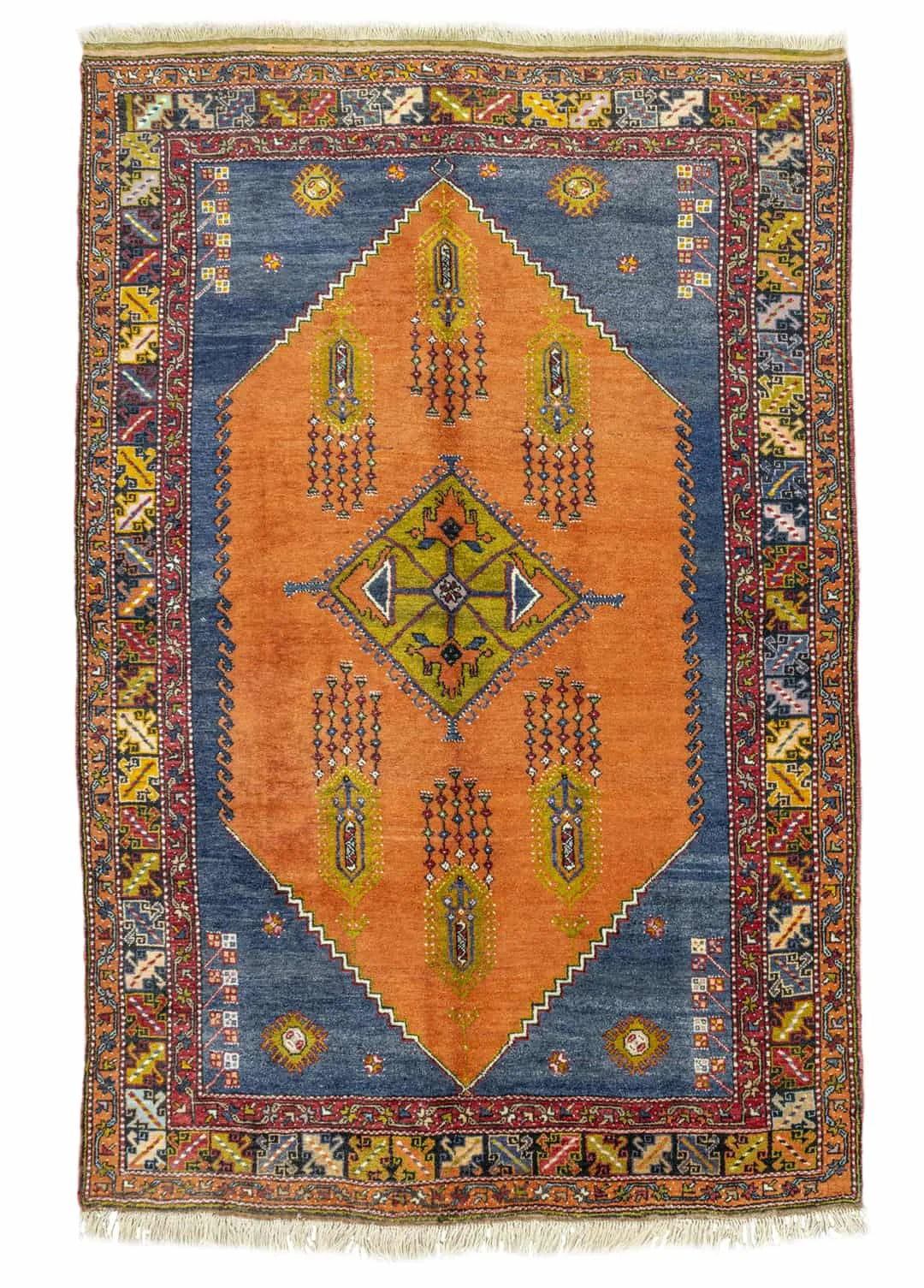BAYKUL Luxury 100 Percent Wool Handwoven Rug
