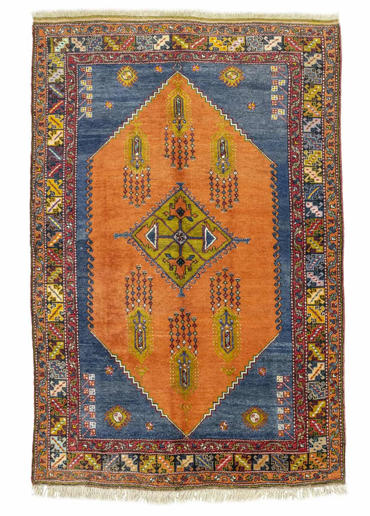 BAYKUL Luxury 100 Percent Wool Handwoven Rug