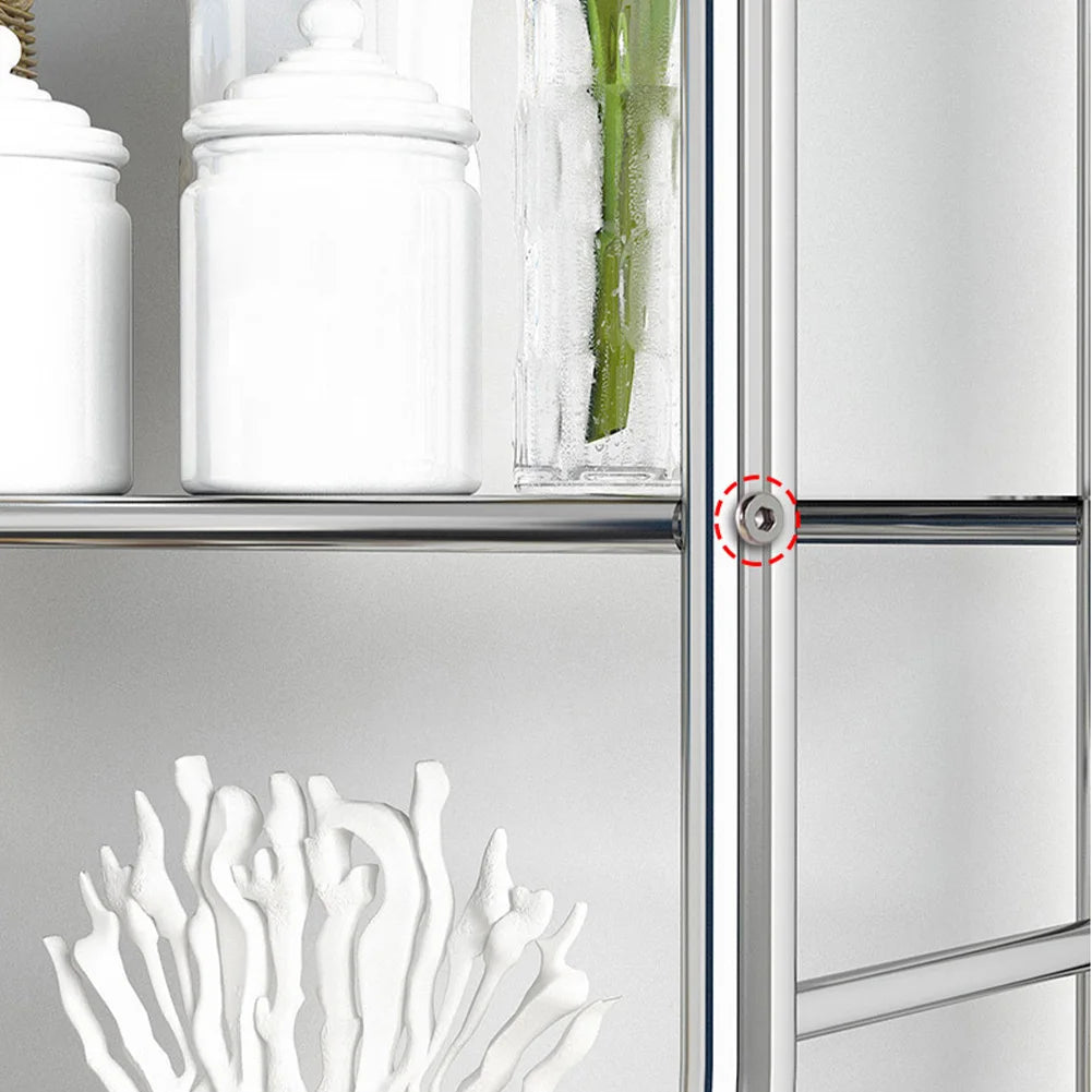 Studyset Over Toilet Storage Shelf Freestanding Metal Bathroom Shelves