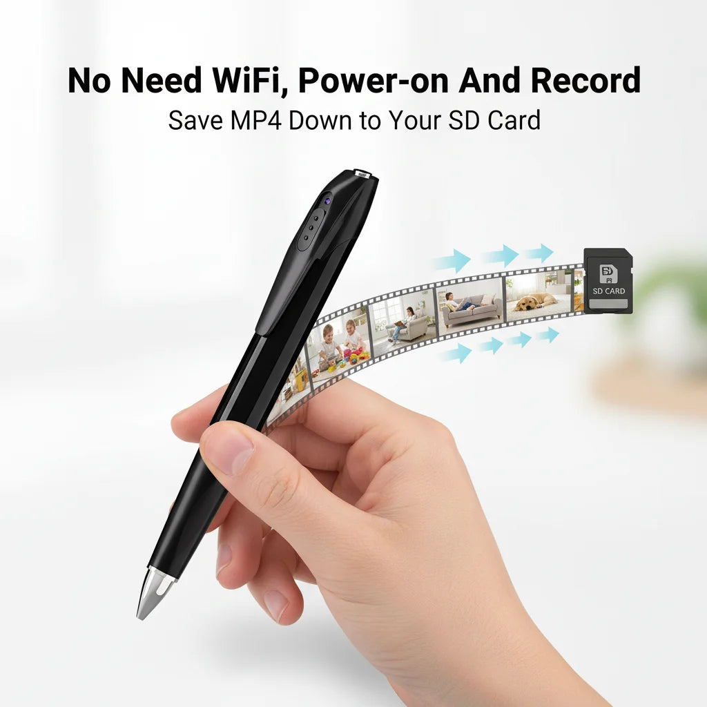 1080P HD Mini Pen Camera Wireless WiFi Motion Recorder