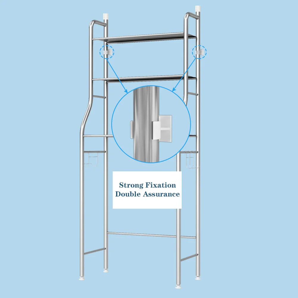 Studyset Over Toilet Storage Shelf Freestanding Metal Bathroom Shelves