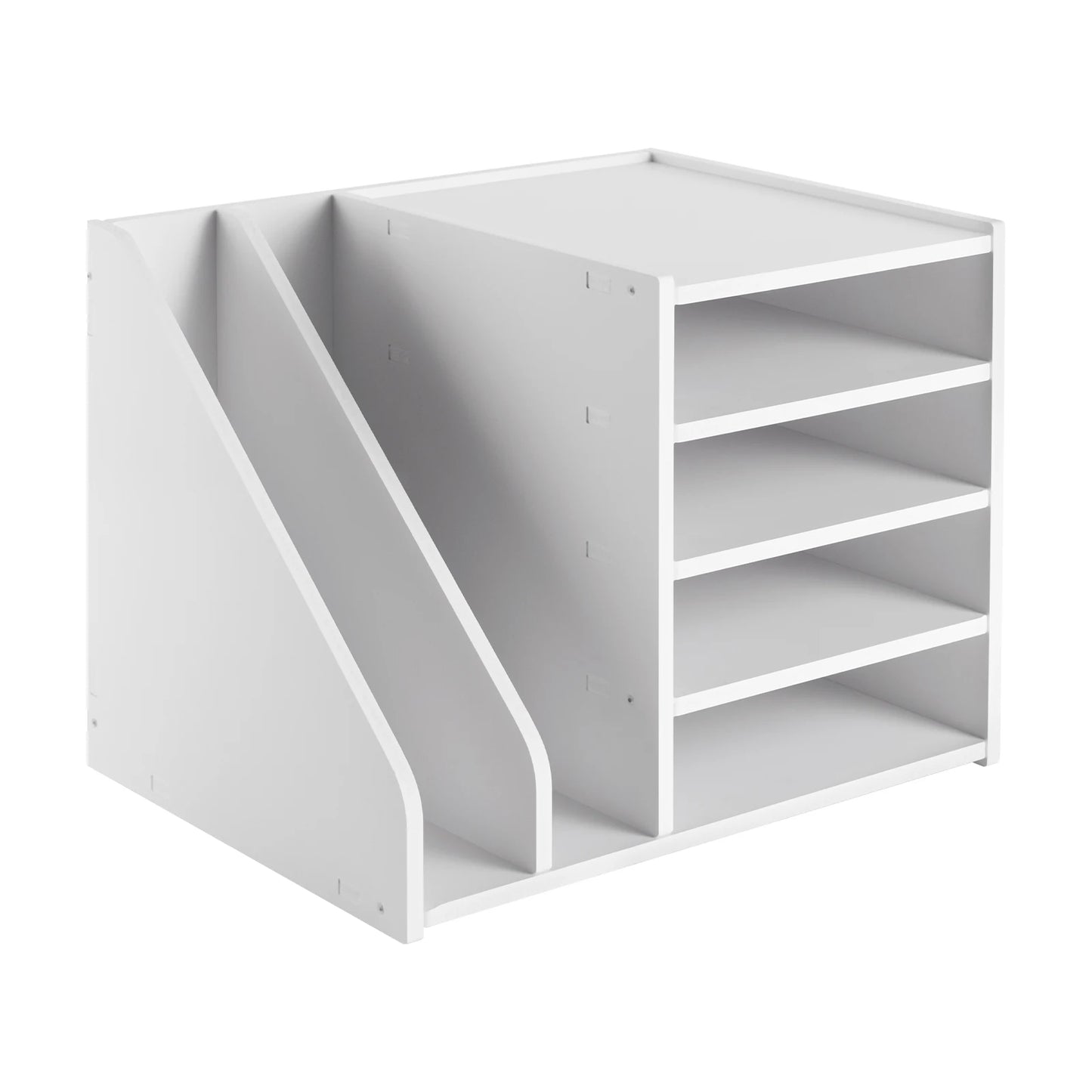 6-Tier PVC Desktop File Organizer for Office, Home and School