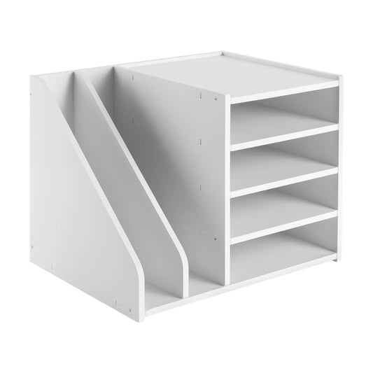 6-Tier PVC Desktop File Organizer for Office, Home and School