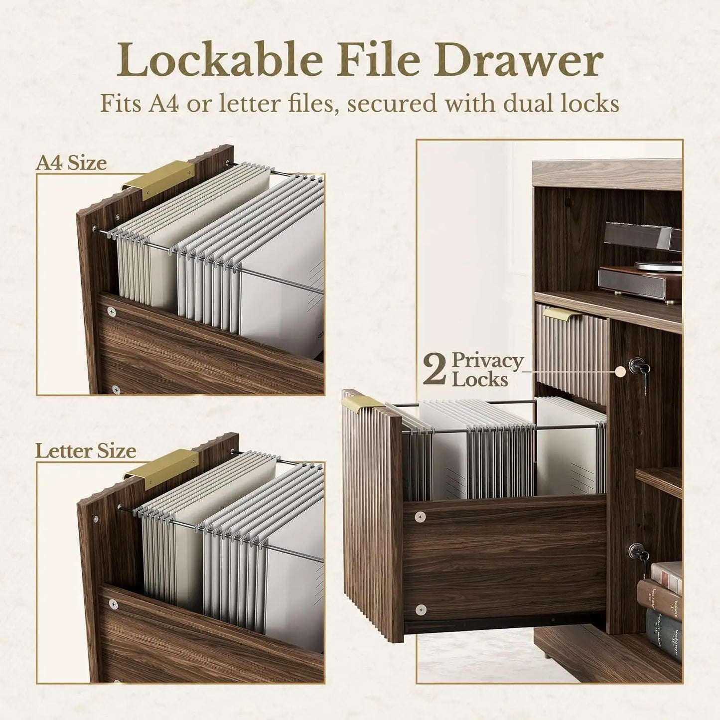 Electric Height Adjustable Standing Desk With Bookshelf Set