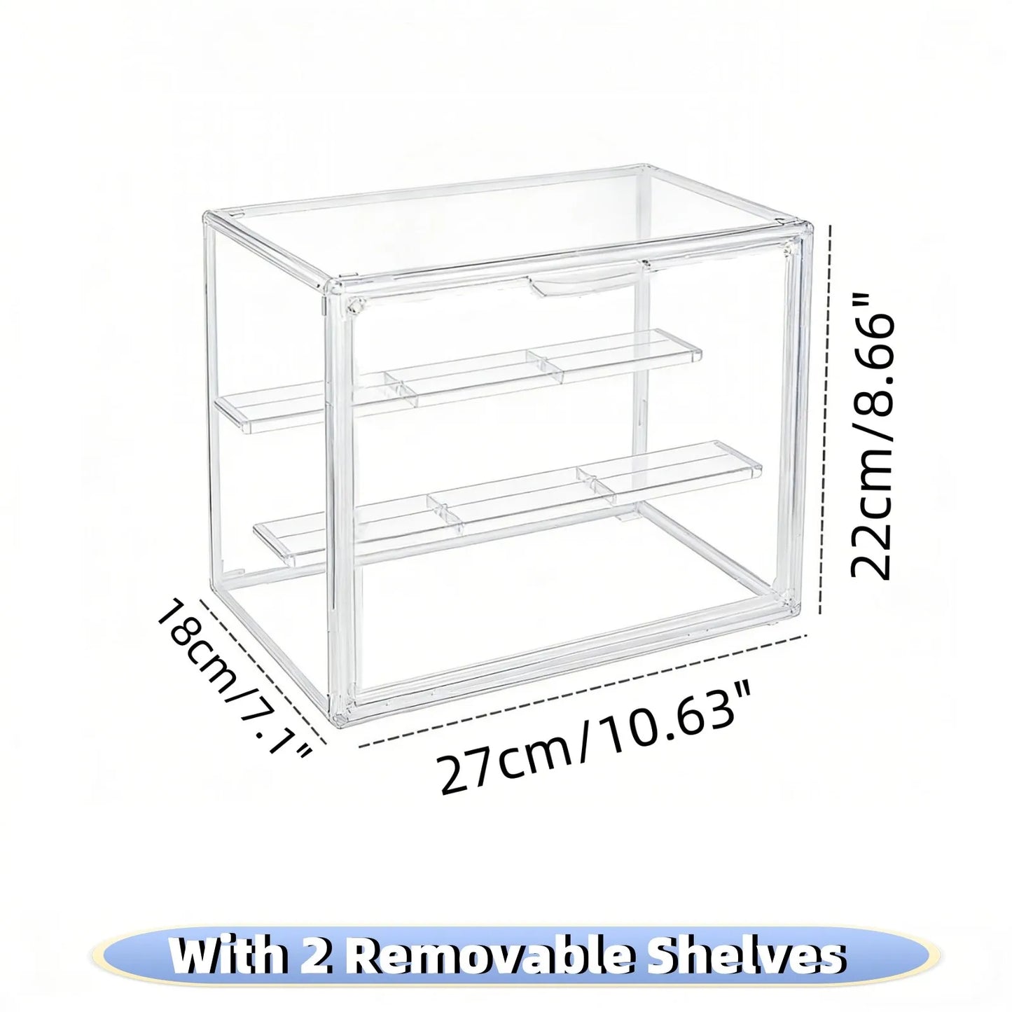 Acrylic Display Box Stackable Organizer For Blind Box Toys Cosmetics