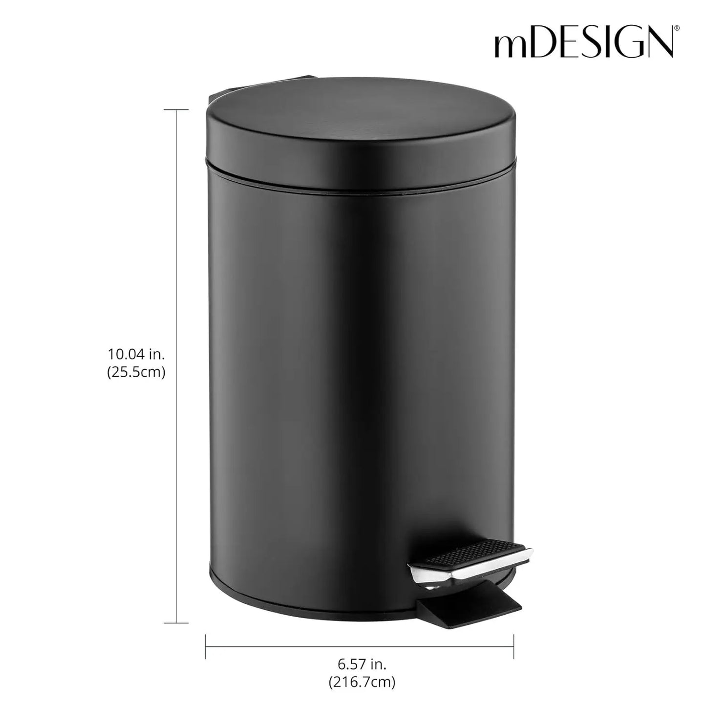 Pedal Bin Metal Waste Bin With Lid Plastic Bucket Insert