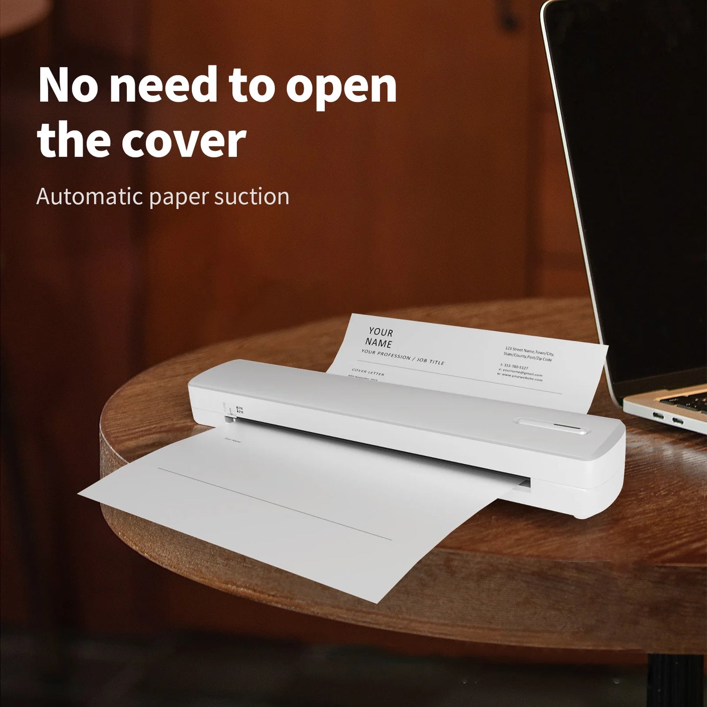 TakeYou Portable Wireless Inkless Thermal Printer 300DPI
