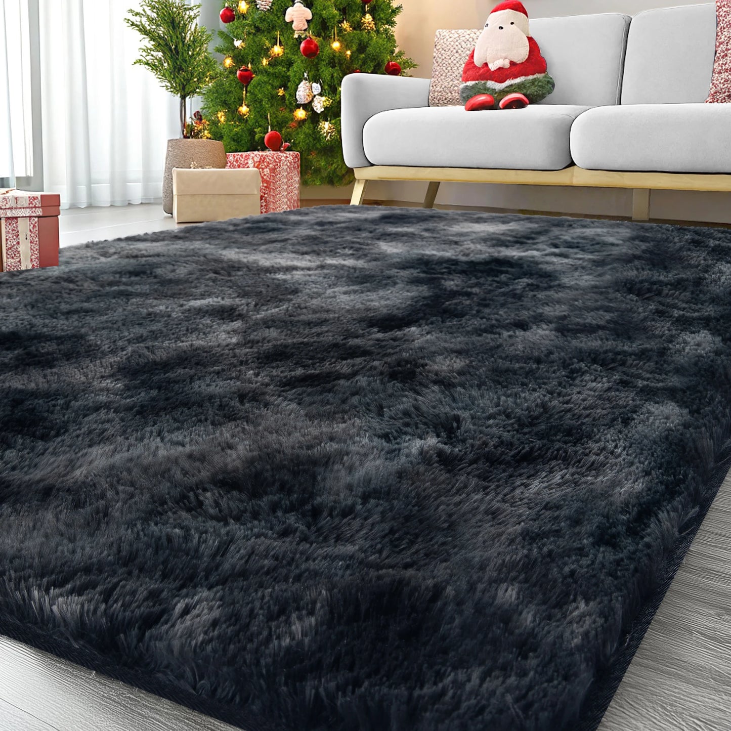 Ultra Soft Puffy Rug Tufted Indoor Floor Mat For Nursery