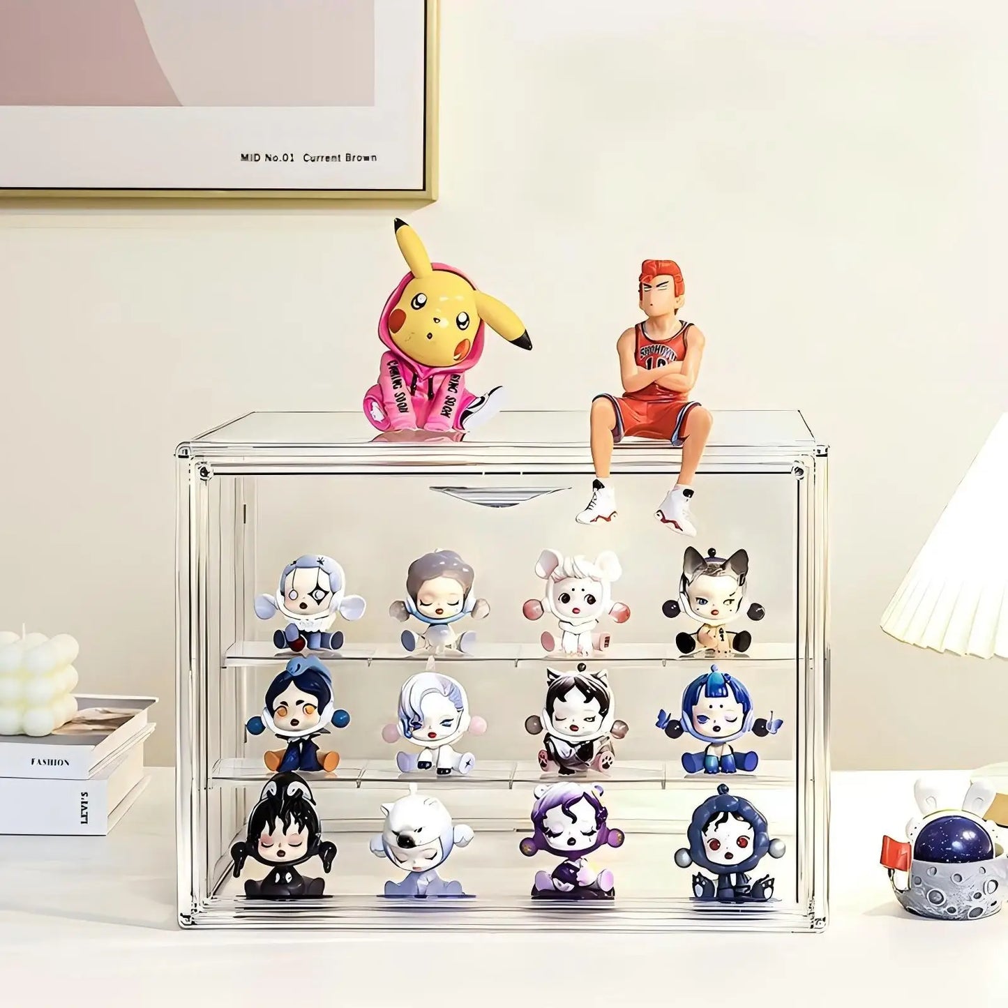 Acrylic Display Box Stackable Organizer For Blind Box Toys Cosmetics