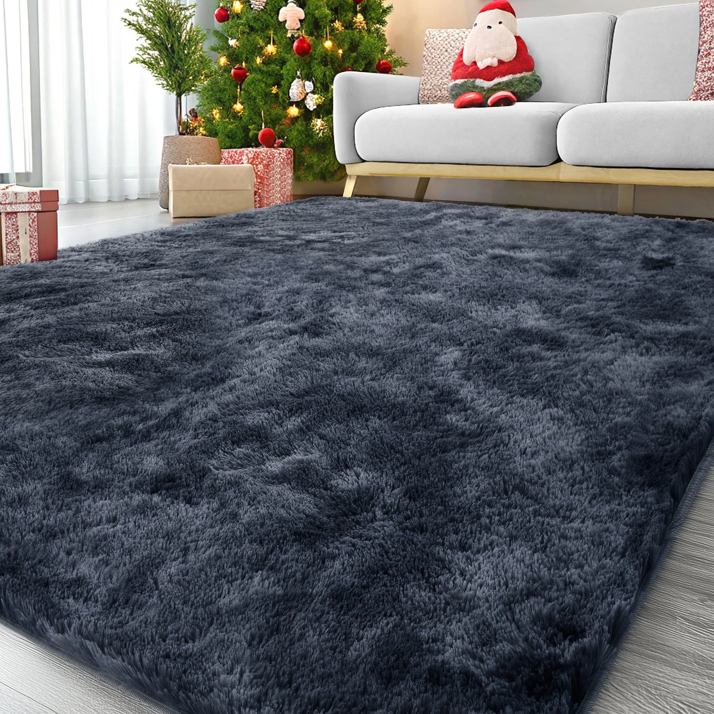 Ultra Soft Puffy Rug Tufted Indoor Floor Mat For Nursery