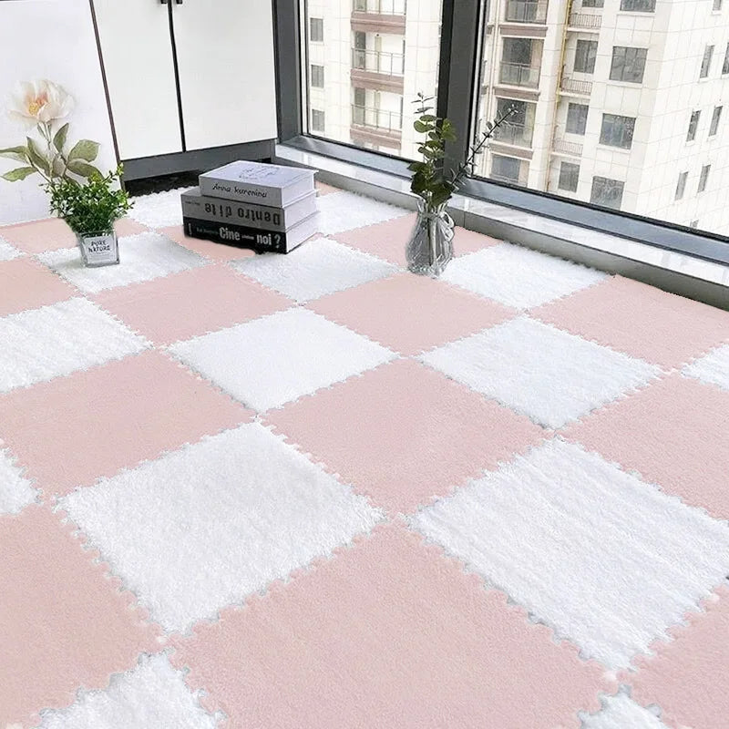 Interlocking Foam Floor Mats 24 Piece Non Slip EVA Tiles