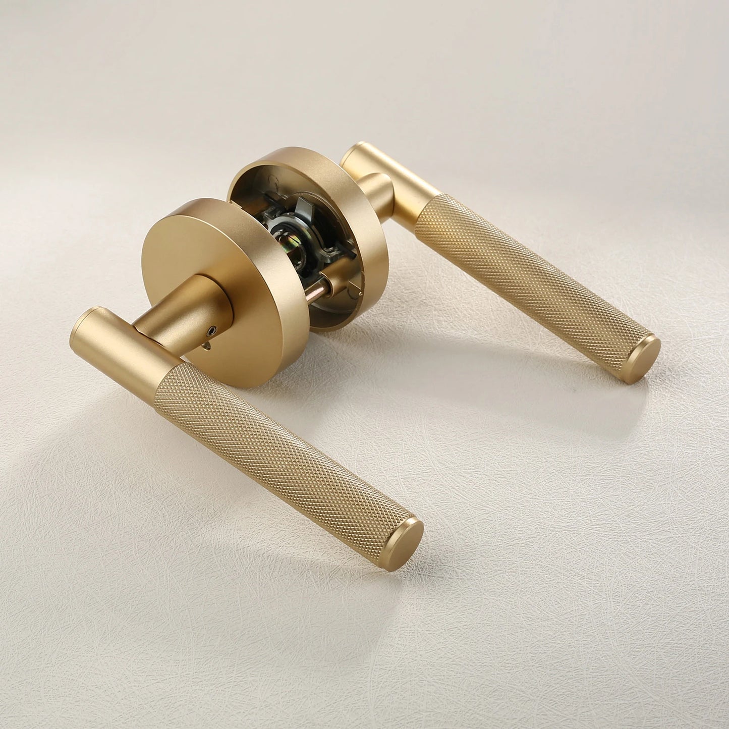 Viladepot Privacy Door Handle Lever Lock Reversible Keyless