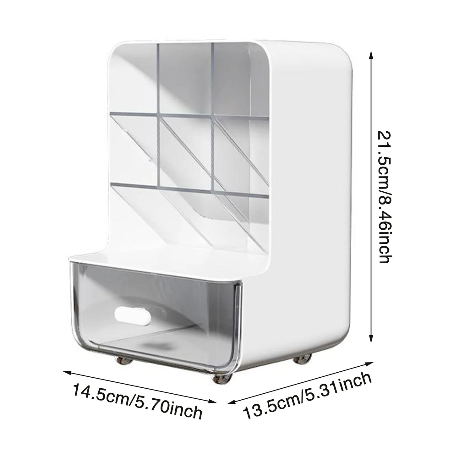 Oblique Pen Holder Desk Organizer For Stationery Storage Box