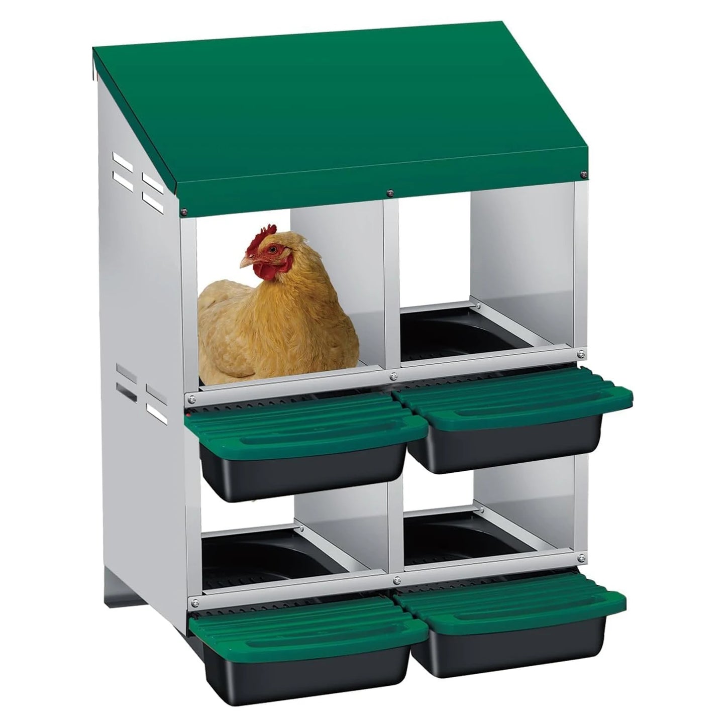 TWISTER.CK Multi-Compartment Metal Nesting Box With Automatic Rollout