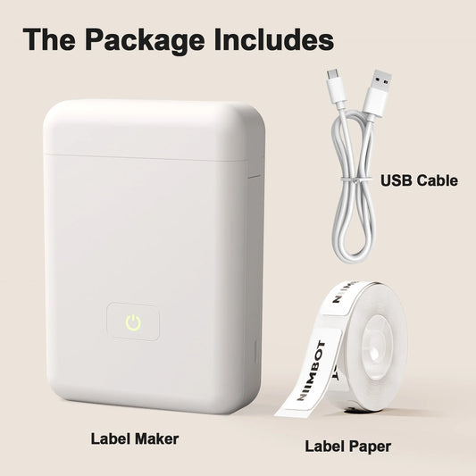 TakeYou Label Maker With Tape Portable Printer For Home Office