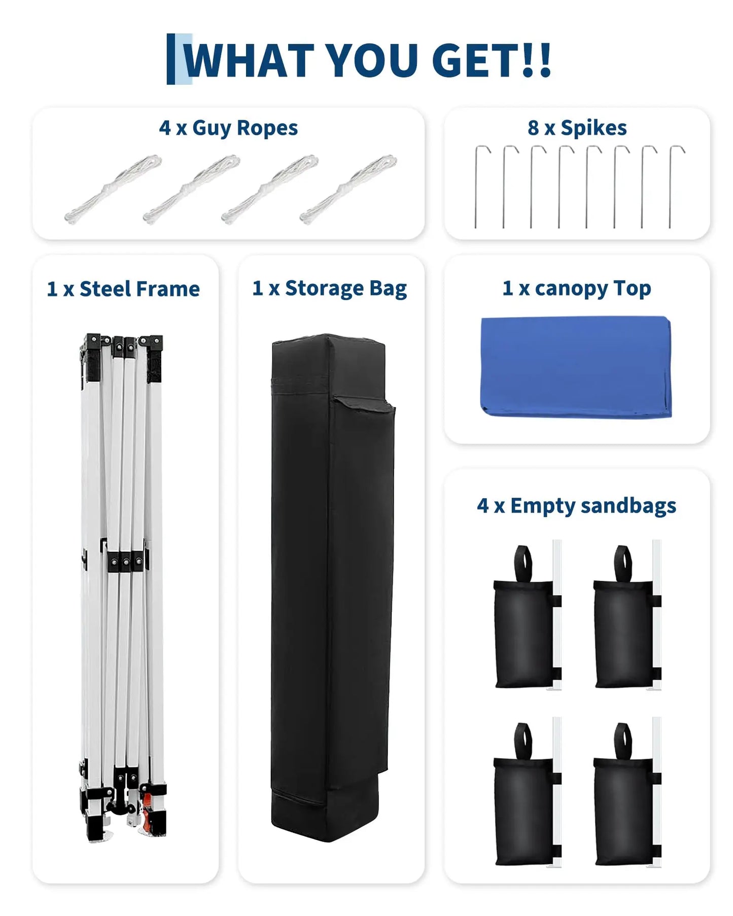 HiMISS Pop Up Canopy Tent Slant Leg Shelter UV Protected
