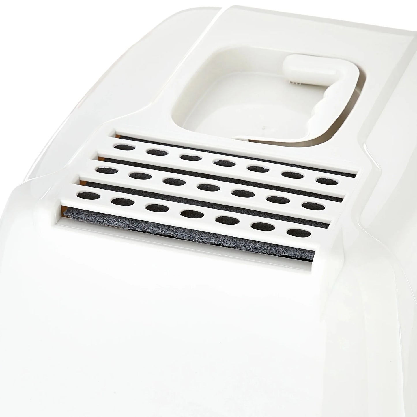 Hooded Enclosed Cat Litter Box With Built In Sifter