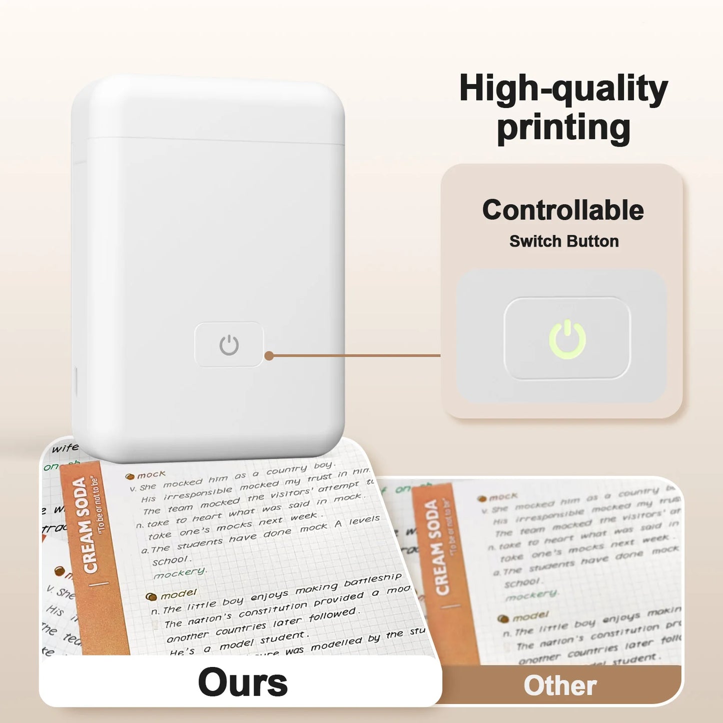 TakeYou Label Maker With Tape Portable Printer For Home Office