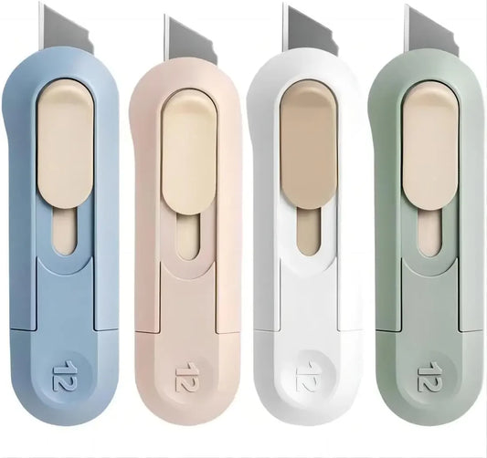 Portable Box Cutter Retractable Knife Six Pack For Office