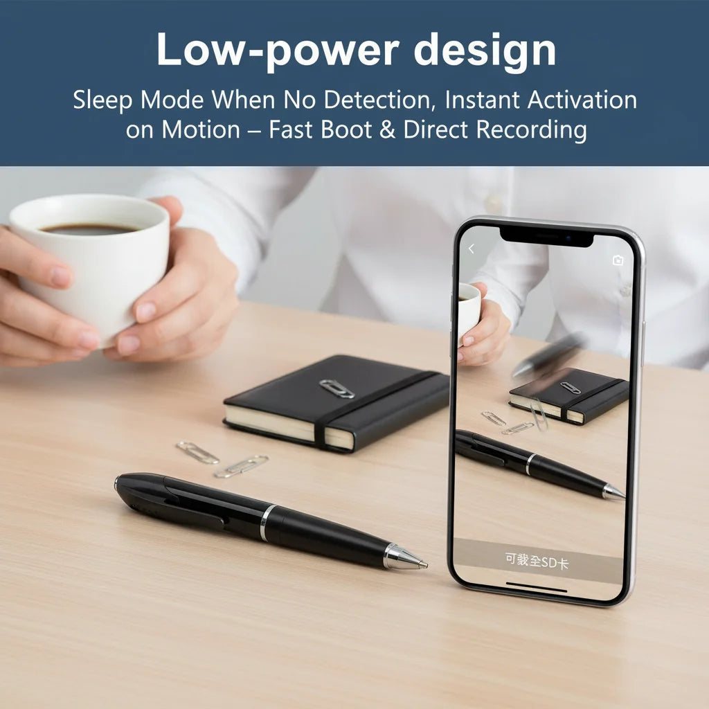 1080P HD Mini Pen Camera Wireless WiFi Motion Recorder