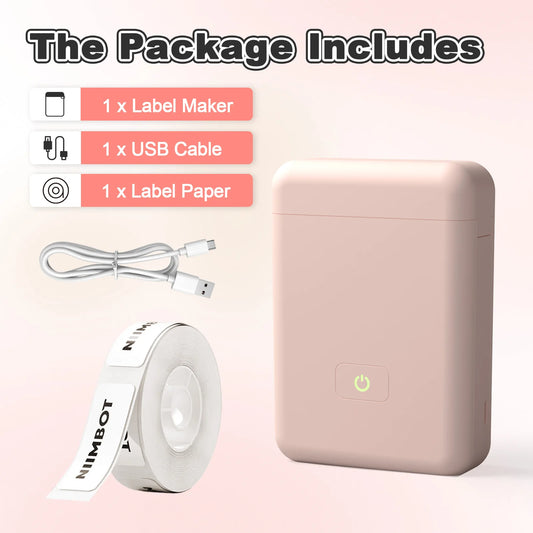 TakeYou Mini Portable Thermal Printer Label Maker Bluetooth