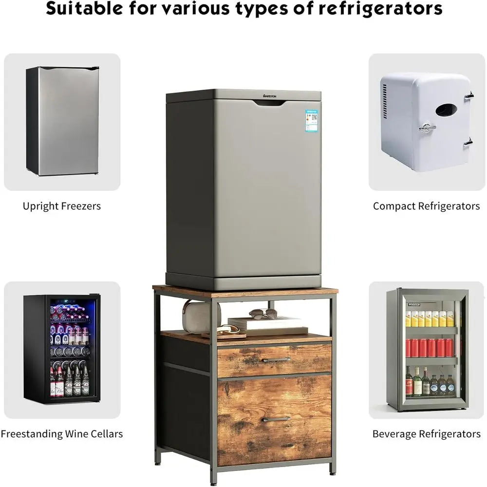 Mini Ridge Three Storage Stand With Cabinet And Beverage Table