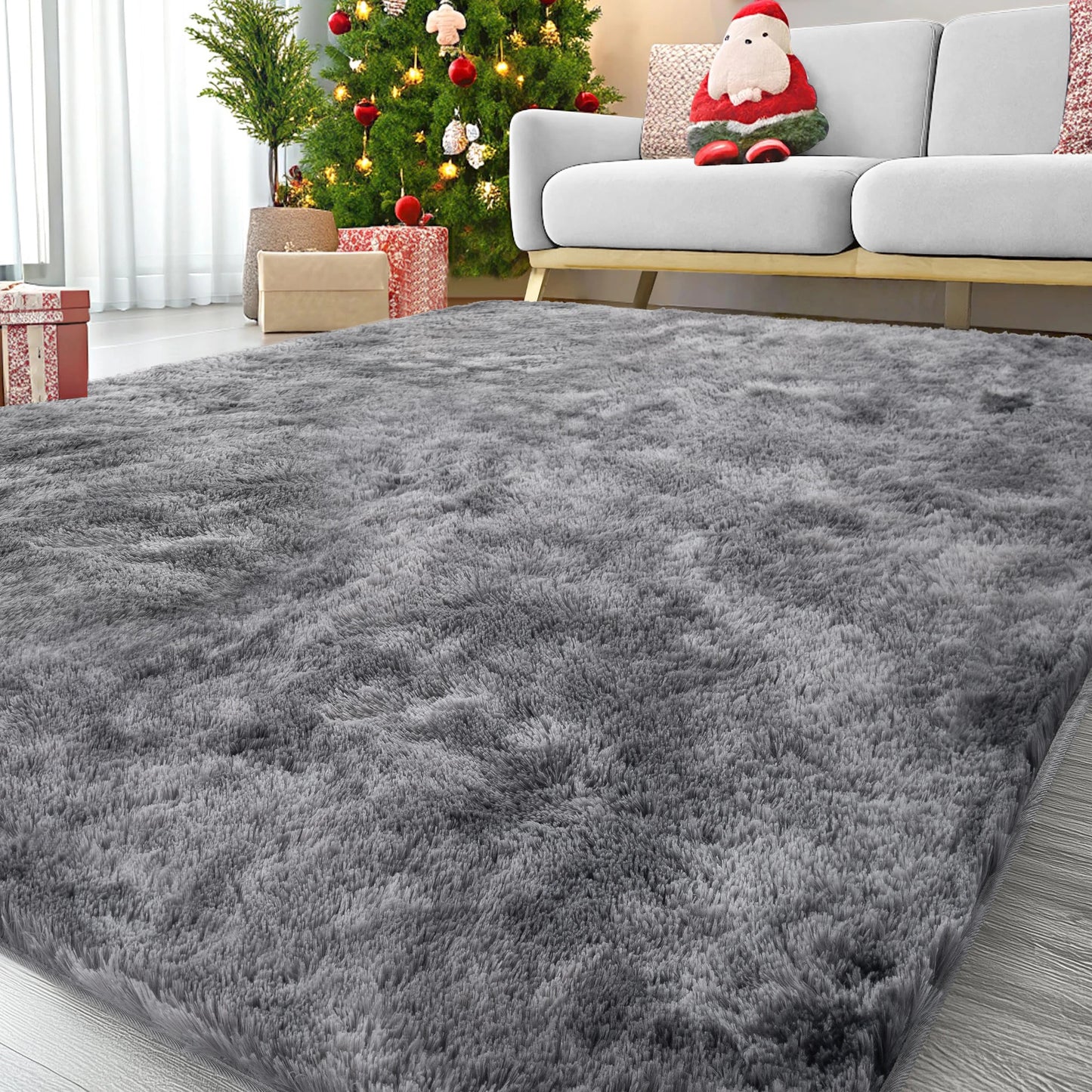Ultra Soft Puffy Rug Tufted Indoor Floor Mat For Nursery