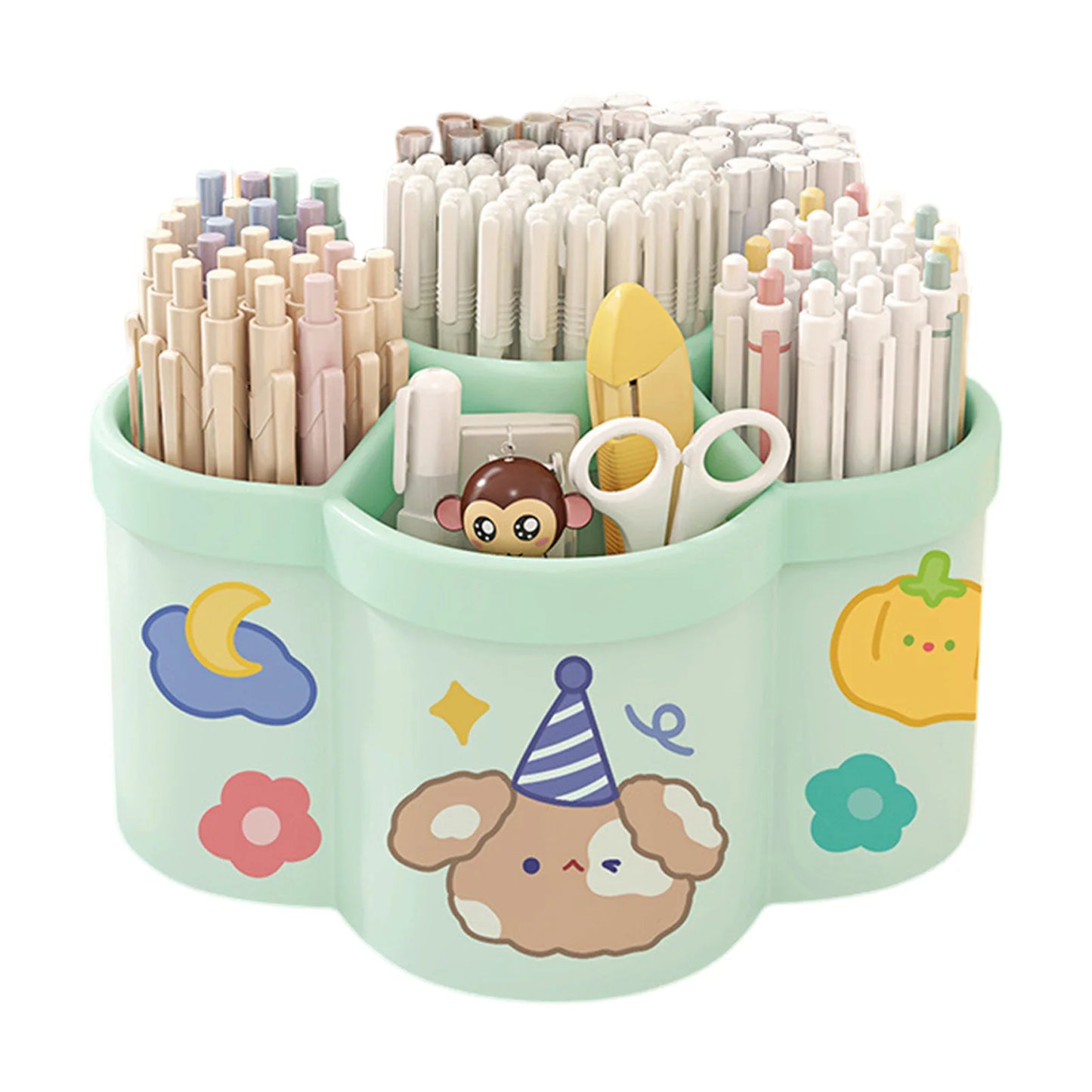 Oblique Pen Holder Desk Organizer For Stationery Storage Box