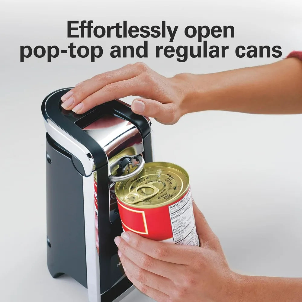Smooth Touch Electric Automatic Can Opener Eliminates Sharp Edges