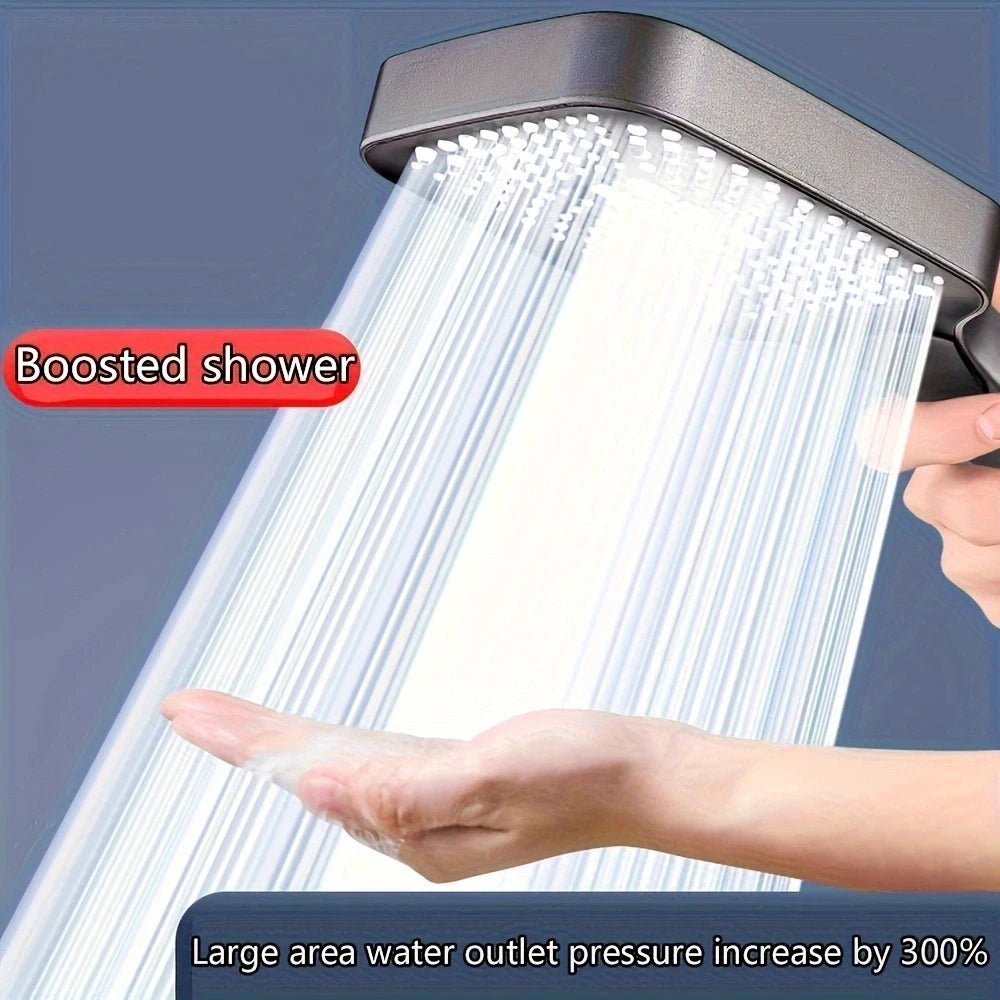 Large Area Shower Head Three Modes High Pressure Water Saving