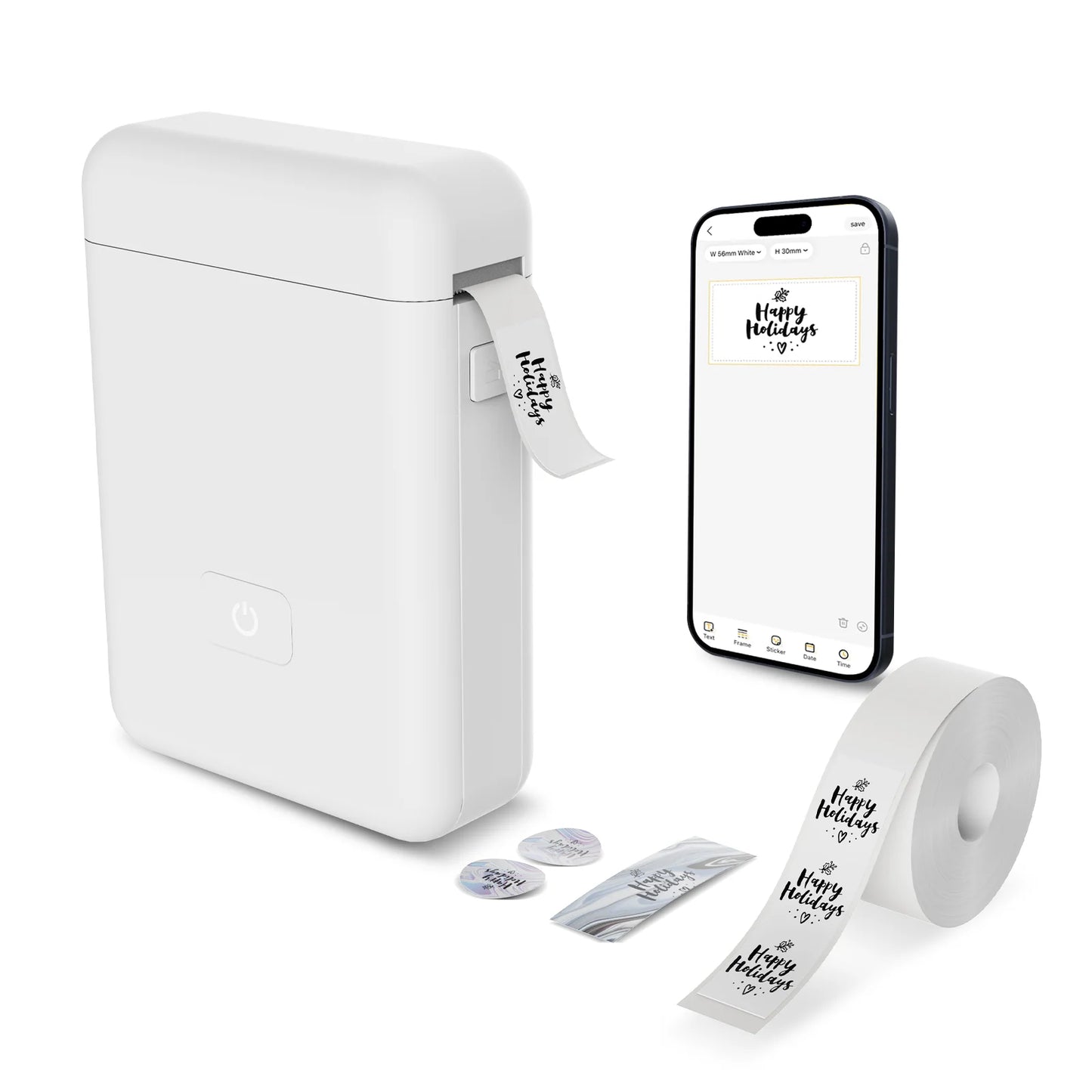 TakeYou Label Maker With Tape Portable Printer For Home Office