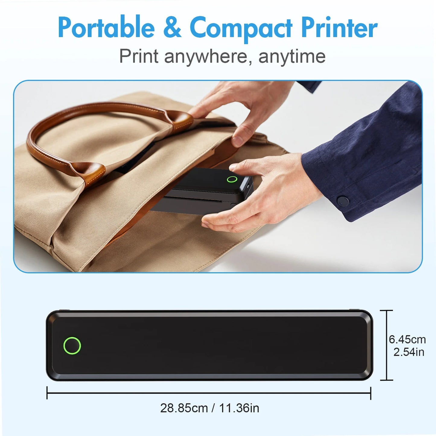 TakeYou Portable Inkless Thermal Printer Label Maker for Travel