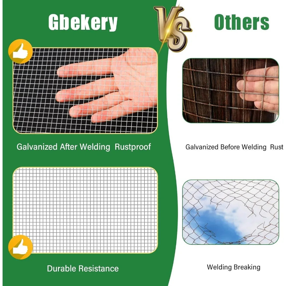 Hot Dip Galvanized Welded Wire Mesh Roll for Garden Fencing