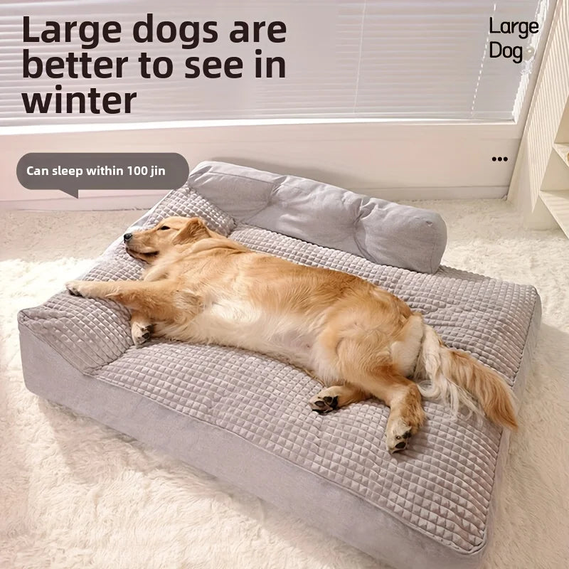 Non Slip Winter Warm Cat And Dog Bed Cushioned Kennel