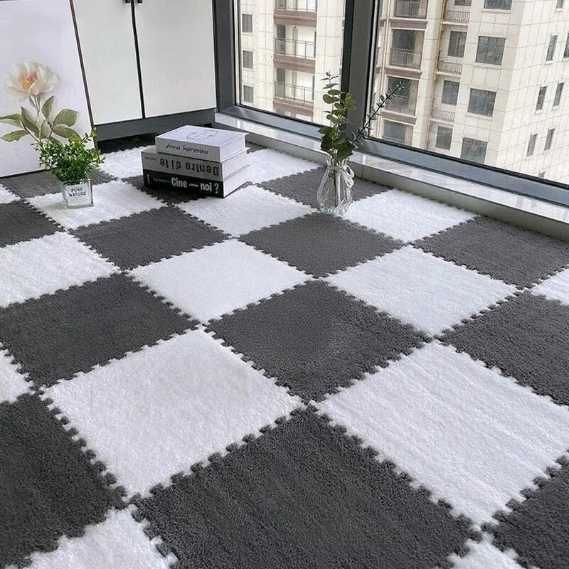 Interlocking Foam Floor Mats 24 Piece Non Slip EVA Tiles