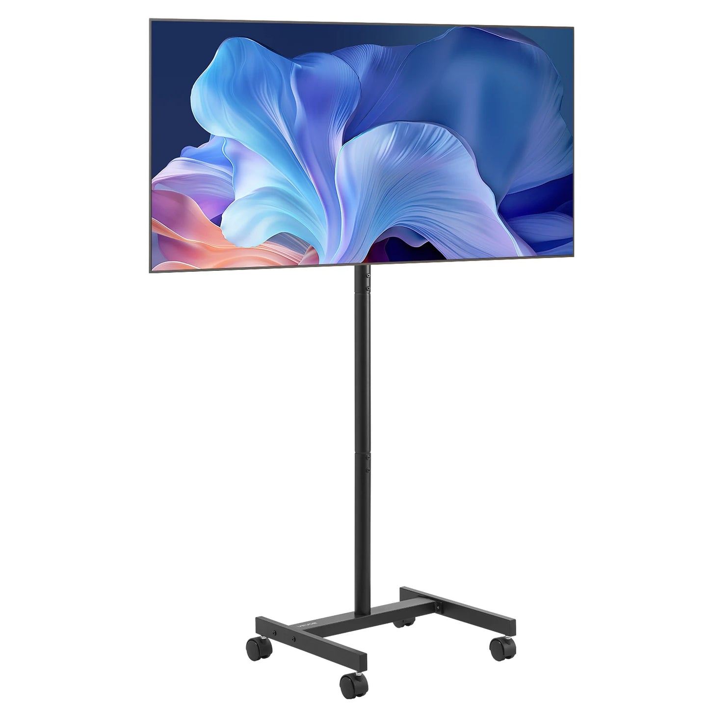 SucceBuy Rolling TV Stand With Wheels For Versatile TVs