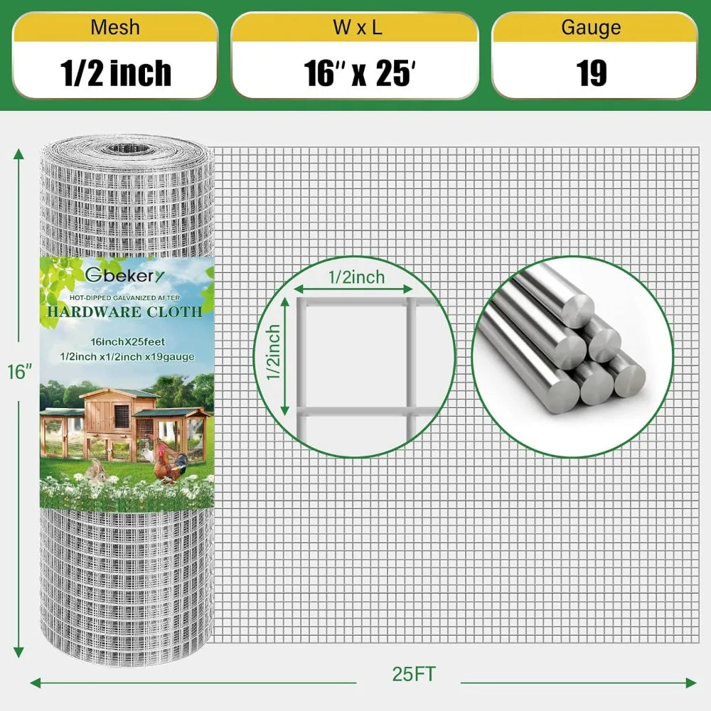 Hot Dip Galvanized Welded Wire Mesh Roll for Garden Fencing