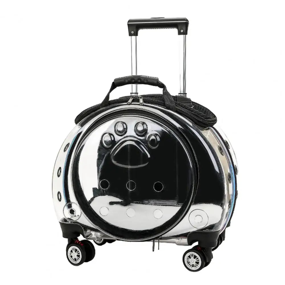 Pet Trolley Case Portable With Ventilation Holes For Cats