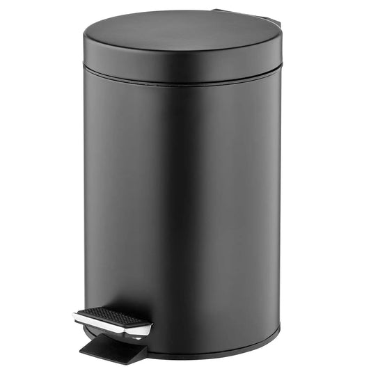 Pedal Bin Metal Waste Bin With Lid Plastic Bucket Insert