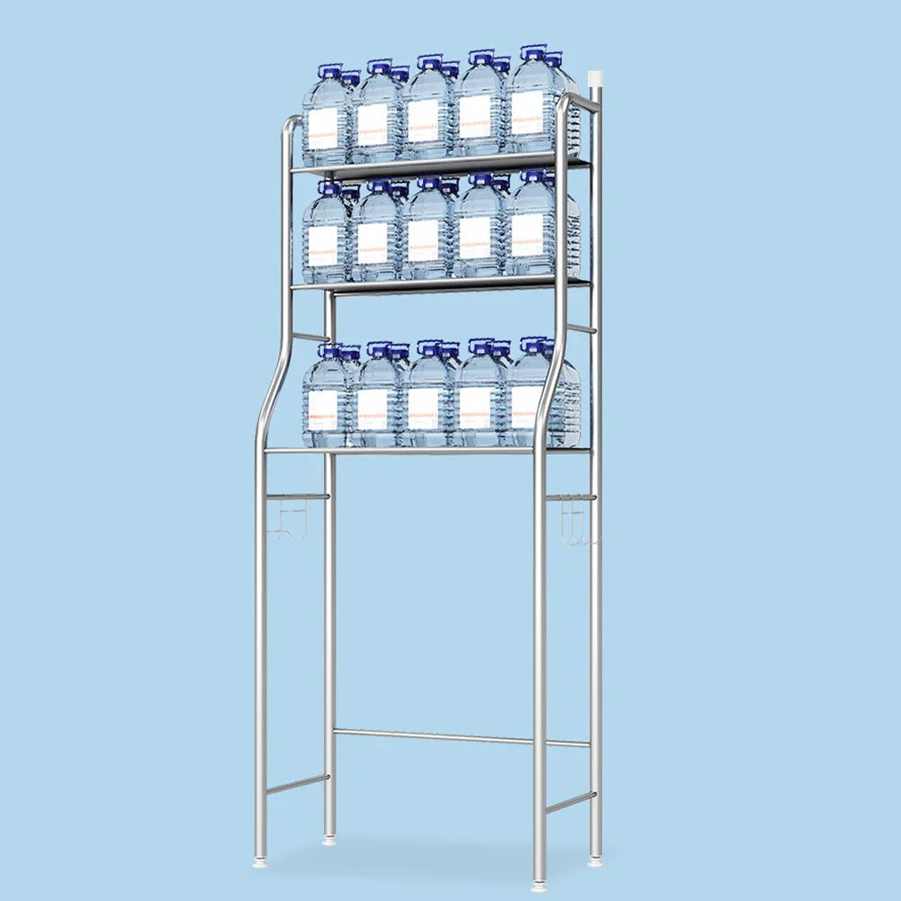 Studyset Over Toilet Storage Shelf Freestanding Metal Bathroom Shelves