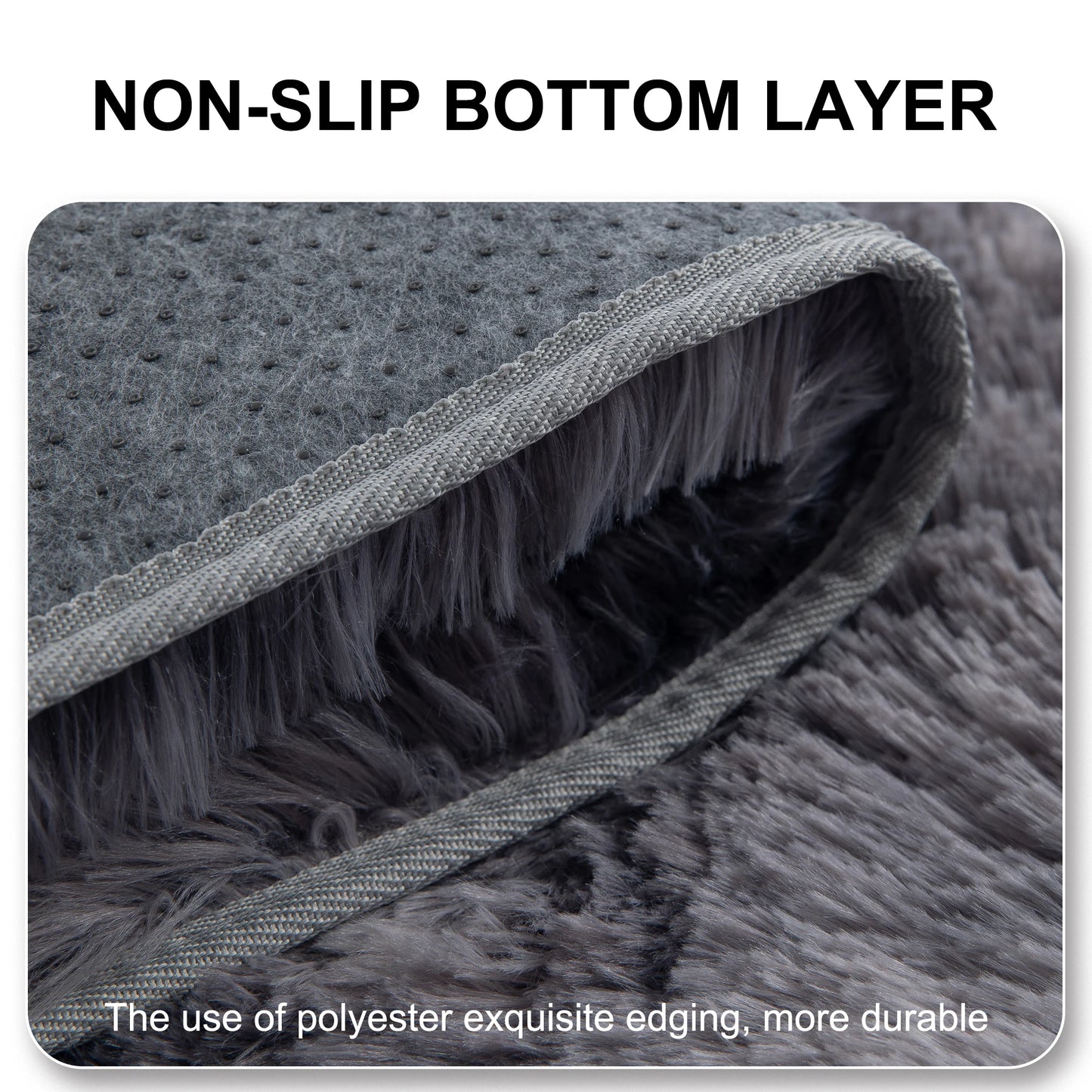 Ultra Soft Puffy Rug Tufted Indoor Floor Mat For Nursery