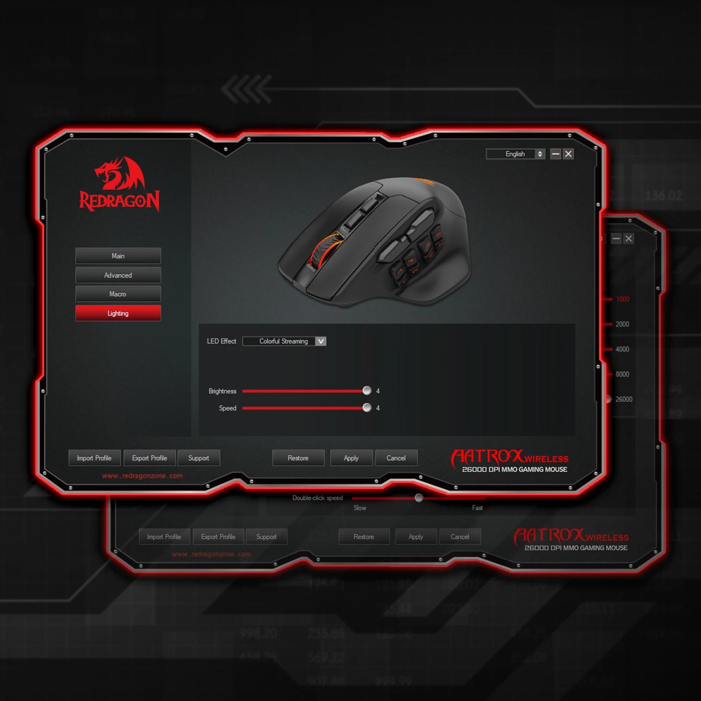 Redragon M811 Pro Wireless MMO Gaming Mouse With Macro Keys
