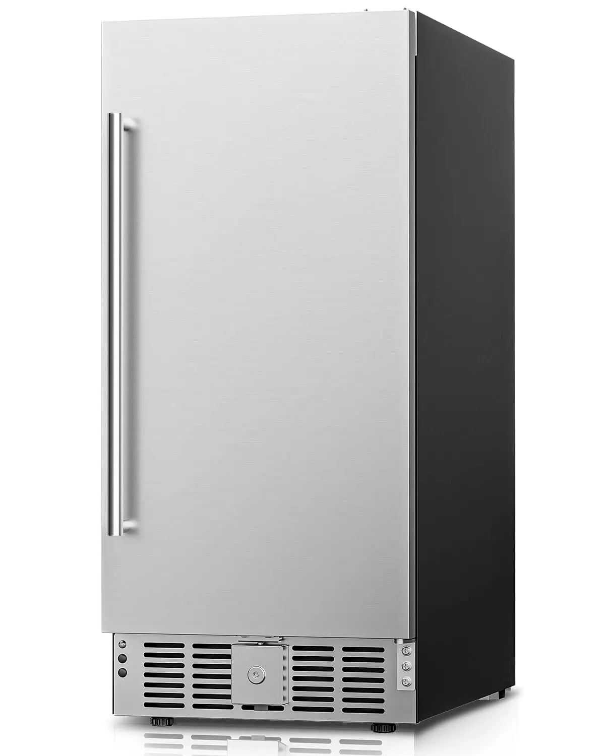 Beverage Refrigerator With Glass Door And Adjustable Shelves
