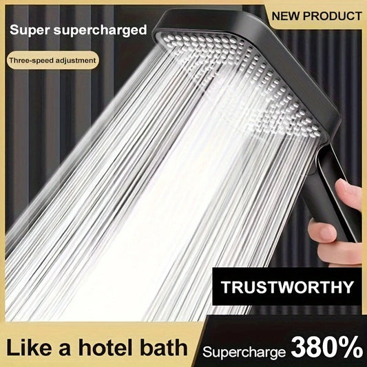 Large Area Shower Head Three Modes High Pressure Water Saving